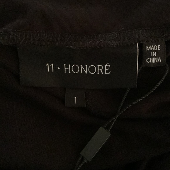 11 Honore Collection NWT size 1X Black Stretchy Knit Halter Maxi Dress - Picture 7 of 15